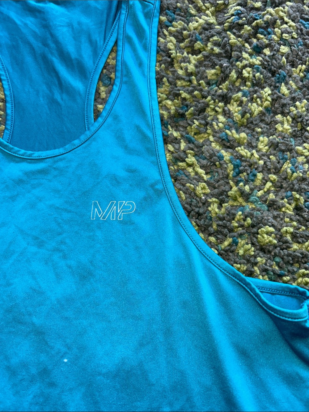 Turquoise Workout Tank - Picture 3 of 3